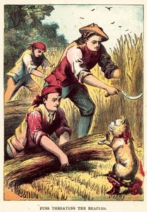 Le Chat menace les moissonneurs - English School